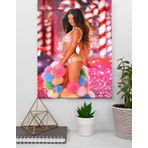 Adriana Lima Victoria's Secret Cam Tablo | Hediyelik, Dekoratif, Ofis, Mutfak