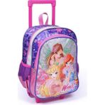 Adriatic Winx Çekçekli Okul Çantası 63297 - Mor - Açık Pembe