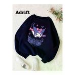 Adrift AdritSWEA1kös-15079 Kuromi Köstebek Sokak Trend Tasarım Harajuku/gotik Lacivert