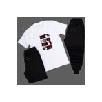 Adrift Anime Sharingan Baskılı Unisex Yazlık Şort - Normal Kalıp Tişört - Eşofman Altı Komb AdritALK1X-3507