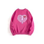 Adrift KOD ADR-SHEN EZwear Skeleton Print Thermal Lined Sweatshirt ADRG-SHENPP-1010