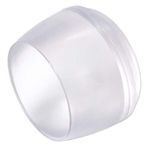 Adsamm LG-TR-22-16 LG-TR-22 16 x Sandalye ayağı kapağı, şeffaf, çap 22 mm