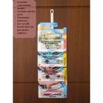 Aducat Studio Hotwheels Duvar Askısı 4’lü Set | Koleksiyon Sergileme Standı - Beyaz