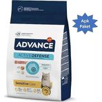 Advance Sensitive Somonlu 10 Kg Yetişkin Kedi Maması-Açık Paket