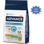 Advance Sensitive Sterilised Somonlu 2 Kg Kısırlaştırılmış Yetişkin Kedi Maması - Açık Paket