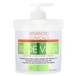 Advanced Clinicals Aloe Vera Yüz Ve Vücut Kremi 454Gr