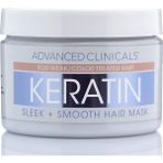 Advanced Clinicals Keratin 340 gr Yumuşak ve Pürüzsüz Saçlar için Saç Maskesi