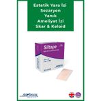 Advancis Medical UK Siltape Soft Silikon Yara İzi Dikiş İzi Sezaryen Yanık Estetik Bant 2 CM x 3 M