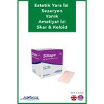 Advancis Medical UK Siltape Soft Silikon Yara İzi Dikiş İzi Sezaryen Yanık Estetik Bant 4 CM x 1500 CM