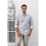 Advante Ekoseli Slimfit Uzun Kollu Erkek Gömlek - 2XL - Lacivert