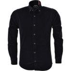 Advante Erkek Kadife Silim Fit Gömlek BGL-ST03909 - Siyah