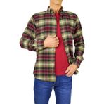 Advante Erkek Silim Fit Ekose Oduncu Gömlek BGL-ST01711 - Haki