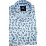 Advante Erkek Silim Fitt Yaprak Baskılı Uzun Kol Gömlek BGL-ST02980 - 2XL - Gri