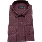 Advante Erkek Slim Fit Puantiyeli Gömlek 000144 - Bordo