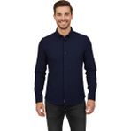 Advante Erkek Spor Slim Fit Uzun Kol Petek Fitilli Gömlek BGL-ST04824 - Lacivert