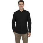 Advante Erkek Spor Slim Fit Uzun Kol Petek Fitilli Gömlek BGL-ST04824 - Siyah - 2XL