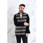 Advante Slimfit Parça Desenli Erkek Oduncu Gömlek - M - Siyah