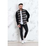 Advante Slimfit Parça Desenli Erkek Oduncu Gömlek - Siyah
