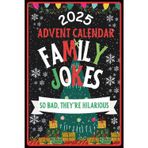 Advent Calendar 2025: Family Jokes: 24 Days of Festive Fun for Parents, Kids, Adults, Teens, Family-Friendly Humor, Great Gift for Men and Women