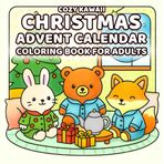 Advent Calendar Christmas Coloring Book: 25 easy Designs, Suited for Adults & older Children, who prefer simple, cute & cozy illustrations