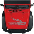 Adventure Off Road Kamp 4x4 Sticker Araba Oto Motosiklet Karavan Etiket 02113 - 20x8 Cm - Gri