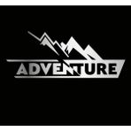Adventure Off Road Kamp 4x4 Sticker Araba Oto Motosiklet Karavan Etiket 02113 - 25x10 Cm - Krom
