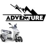 Adventure Off Road Kamp 4x4 Sticker Araba Oto Motosiklet Karavan Etiket 02113 - 30x12 Cm - Siyah