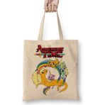 Adventure Time Finn Jake Princess Bubblegum Marceline Martin Mertens Flame Princessss Bez Çanta Uzun Saplı - Açık Bej - 40 X 40