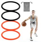 Aeaocvo 4 adet Patellar Tendon Destek Kayışı, Silikon Patella Bantları Yürüyüş Futbol Basketbol Tenis Koşu için, Patella Diz Bandı, Saklama Çantalı Basketbol için