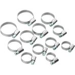 AEE® 10’lu Metal Hortum Kelepçesi Seti – 8-18 mm / 11-20 mm / 13-23 mm / 18-25 mm / 14-27 mm | Ayarlanabilir Paslanmaz Çelik Kelepçe Seti, Su – Hava – Yağ Hatları İçin