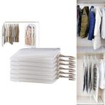 AEE® 3'lü Askılı Vakumlu Hurç Elbise Torbası Kılıfı 145x70 105x70 90x60 Vakumlu Gamboç Kıyafet Koruma ve Saklama Çantası Dolap Düzenleyici Organizer