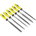 AEE® 6 Parça Mini Çelik Eğe Seti 17 cm – Düz, Yuvarlak, Yarı Daire, Kare, Üçgen Hassas Metal Eğeleri | Takı, Hobi, Model, Elektronik ve İnce İşçilik İçin