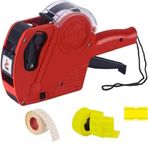 AEE® 8 Haneli Manuel Fiyat Etiketleme Makinesi – Etiket Tabancası – Mağaza, Market, Fabrika ve Laboratuvar Kullanımı İçin – Pratik El Tipi Etiketleme Makinesi (1 Sarı + 1 Beyaz Rulo Hediyeli)
