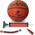 AEE® Basketbol Topu No 7 + 3’lü Mini Pompa Seti – Indoor Outdoor Dayanıklı Basketbol Topu Şişirme Pompalı Set (Karışık Renk Ve Model) (Basketbol)