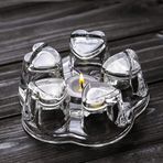 AEE® Demlik Isıtıcı Cam Nihale Mum Hazneli Sıcak Tutan Çaydanlık Altlığı Yemek Sos Meze Sıcak Tutucu Altlık