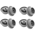 Aeethericly Adet Bulaşık Makinesi Sepeti Tekerleği Bosch Kenmore AP2802428 165314 Bulaşık Makinesi Makaralı Tekerlek Aksesuarları Alt Sepet Tekerlekleri (Yurt Dışından) - Süpürge Yedek Parçaları