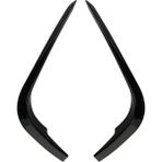 Aeethericly Araba Ön Ön Tampon Splitter Spoiler Şeritler Bmw 3 Serisi Için E90 E91 M Spor 2005-2008 Hava Bıçağı Düzeltir Parlak Siyah (Yurt Dışından)