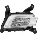 Aeethericly Araba Sağ Ön Tampon Led Sis Farları Montaj Sürüş Lambası Sis Lambası Geely Atlas Emgrand X7 Sport 2016 2017 (Yurt Dışından) - Siyah