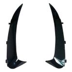 Aeethericly Arka Tampon Canard Flaps Spoiler Kapak Trim Aksesuarları Mercedes Benz C Sınıfı Için W205 2015-2021 Coupe (Yurt Dışından) - Siyah