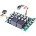 Aeethericly DC10-55V 60A Dijital Ekran Pwm Hız Kontrol Modülü Ileri Geri 0-100% Ayarlanabilir Dc Motor 12V24V36V48V 0-100A (Yurt Dışından)