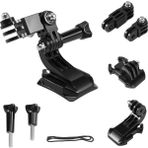 Aeethericly Gopro Hero 5 3 4 Xiaomi Yi 4K Sjcam SJ4000 Göğüs Kemeri Taban Montajı Go Pro Kask Kitleri Için Aksiyon Kamera Aksesuarları Seti (Yurt Dışından)