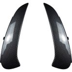 Aeethericly Karbon Fiber Arka Tampon Spoiler Hava Firar Çıkışı Ayar Kapağı Mercedes-Benz C-Class W206 C260 2022+ Araba Aksesuarları (Yurt Dışından) - Siyah