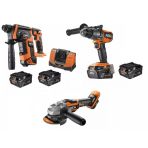 Aeg Bbh18bl + Bsb18c3bl + Bews18-125blpx Profesyonel Akülü Set