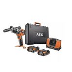 Aeg BSB 18C2 BL 2 x 2 Ah Kömürsüz Darbeli Matkap Vidalama - T4935479785