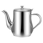 Aeihevo Paslanmaz çelik yağ filtresi tenceresi, süzgeçli yemek yağı kabı, Home Kitchen Tool yağ saklama kutusu, kızartma, fırınlama, pişirme için, Hepvet