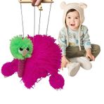 Aeihevo Yaylı Kukla - İnteraktif Kuş Kuklası - İpli Bebek Açık Hava ve Evde Oyun Hayvan Kuklaları Çocuklar için El Kuklası Hepvet