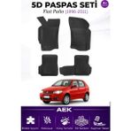 AEK Modern Fiat Palio Araca Özel Havuzlu "karbon" Paspas Takımı - Siyah