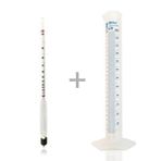 Aek-Tech Aek-tech 0-100 Alkolmetre Hidrometre Ve Mezür Seti