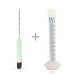 Aek-Tech Aek-tech 0-40 Etil Alkol Alkolmetre Ve 100ml Plastik Mezür Seti