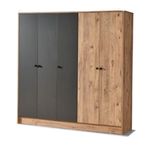 Aeka AE-3059 Antrasit Gardırop